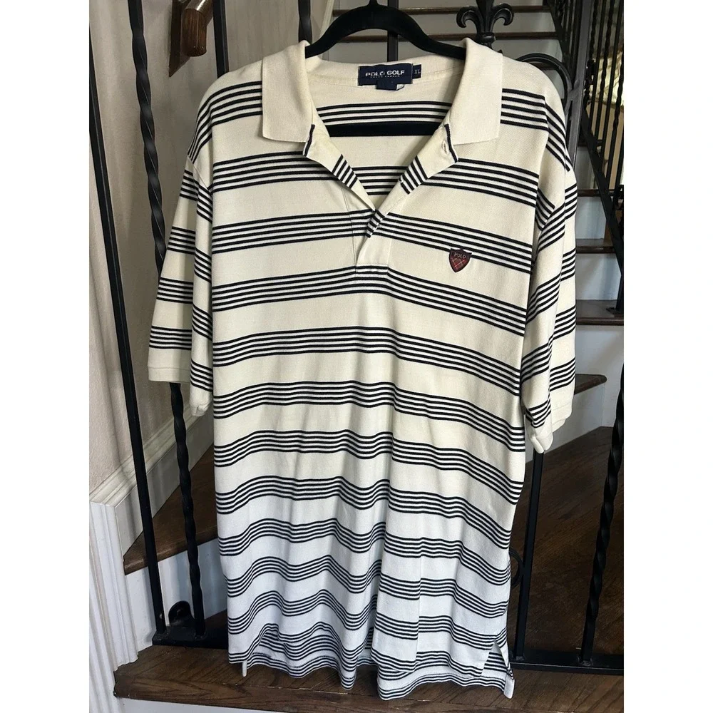 Men's Size XL Polo Golf Ralph Lauren  Shirt Short  Sleeves Tartan Crest Shield